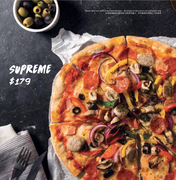 Wildfire Pizzabar指定分店推出$99放題　1.5小時任食薄餅/意粉/小食+任飲啤酒