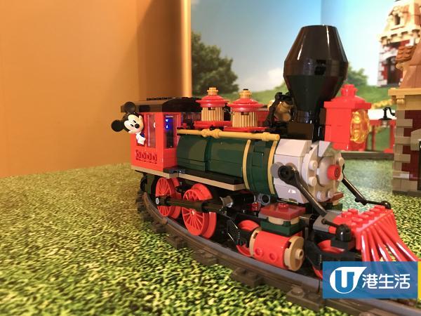 LEGO新推迪士尼火車站模型！米奇/高飛/大鼻鋼牙陪你搭火車