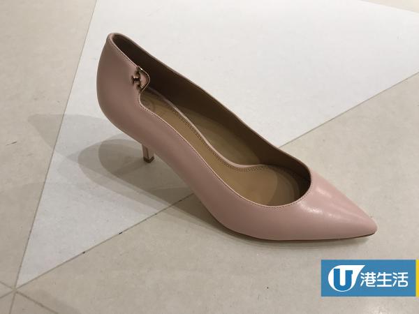 粉紅色高踭鞋$850