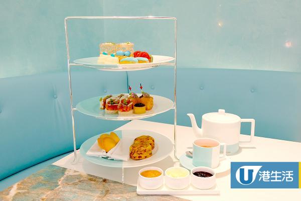 【尖沙咀美食】亞洲首間The Tiffany Blue Box Cafe 夢幻湖水藍玻璃屋歎下午茶