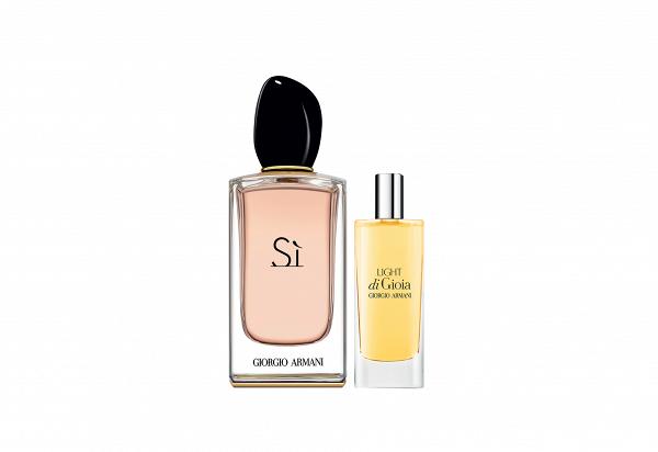 ARMANI香水套裝($530-1320)：任何50ml或以上香水產品+Light Di Gioia 女士香水15ml