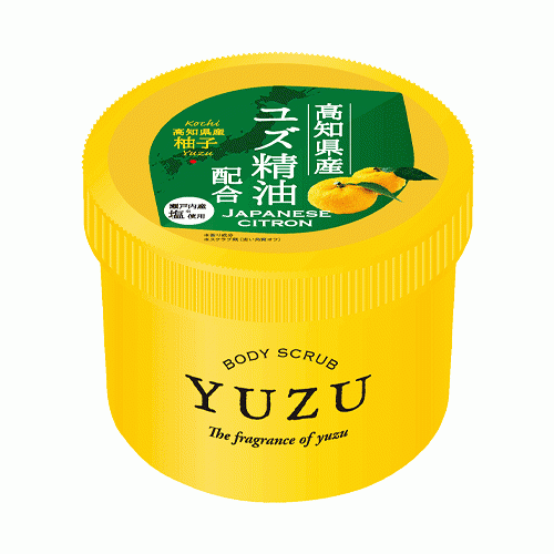 日本製柚子清香身體磨砂膏$119(原價$219 (6折再9折))