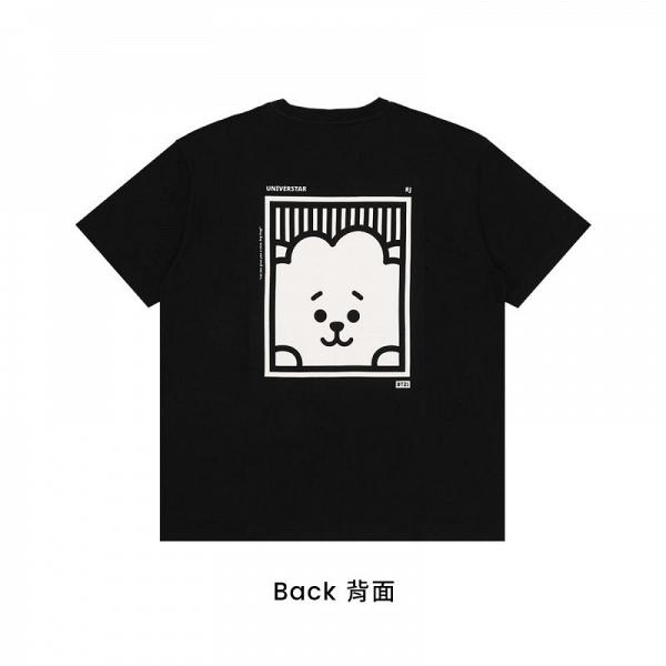 中性 BT21 MEETS CATALOG BLACK BOX RJ T恤$149.5(原價$299)