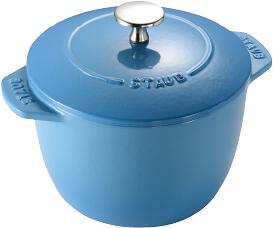 Staub飯鍋(冰藍色)（原價$1,699；會員專享價$499）