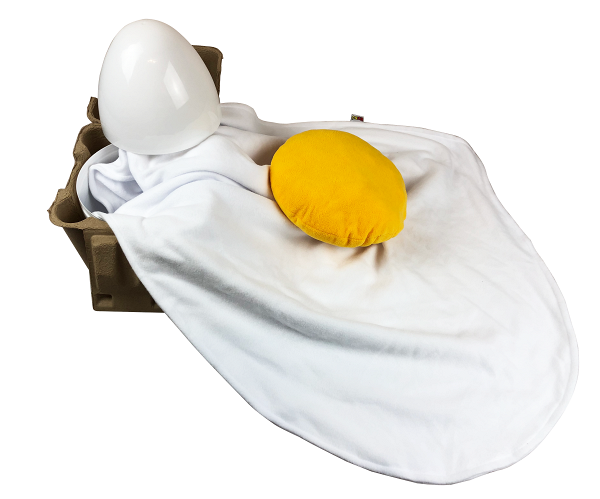 LOG-ON太陽蛋枕頭連被套裝$148