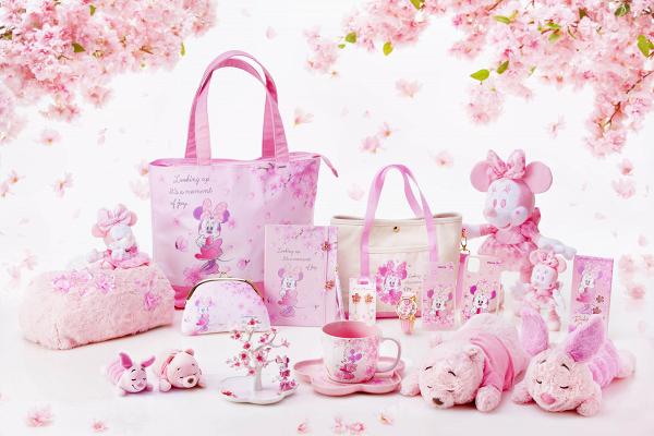 【情人節禮物2020】迪士尼限定櫻花之戀系列！超夢幻粉紅色米妮/小熊維尼公仔
