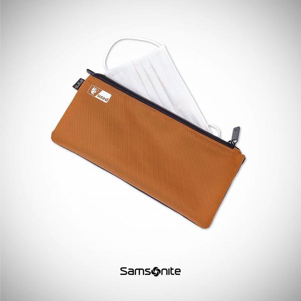 Samsonite新推抗菌口罩收納袋 可分隔已使用及全新口罩/99.9%抑壓細菌增生
