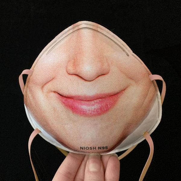 外國網站推出Face ID專用口罩！自家訂製 將人樣印上N95口罩
