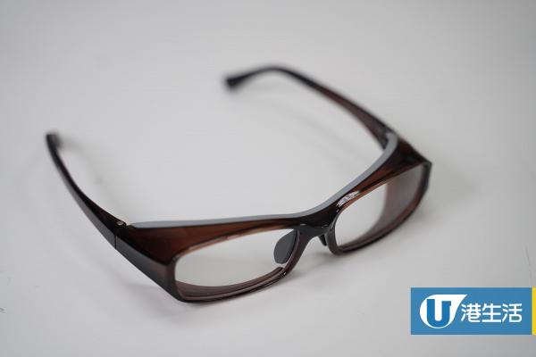 眼鏡周邊都有防護，可阻擋90%以上的飛沫、粉塵