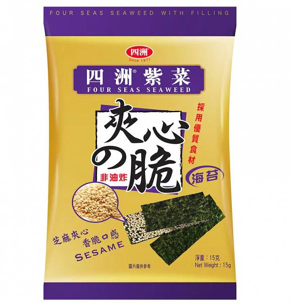 四洲夾心紫菜芝麻$9.9（原價$13.9）