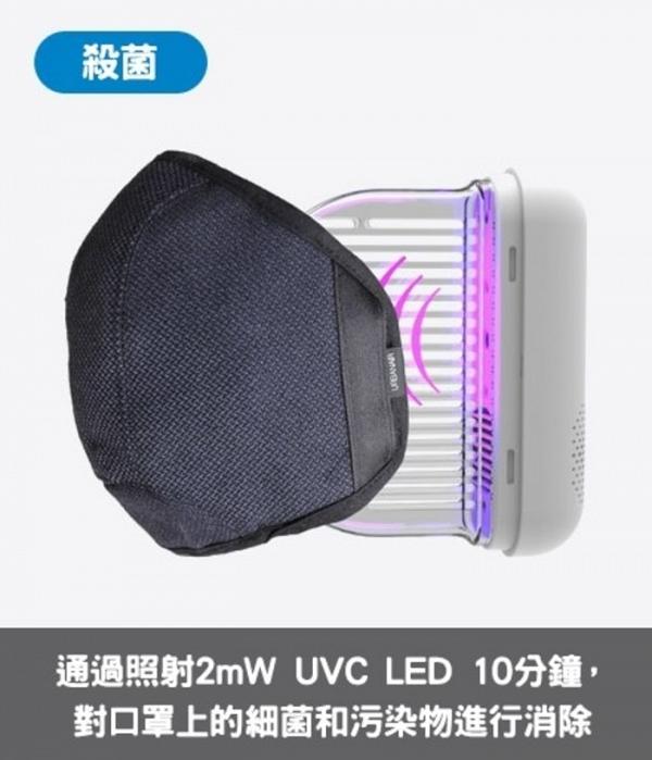 韓國URBANAI口罩消毒存放盒！具紫外線消毒殺箘+除濕功能/可分拆成便攜消毒器