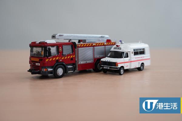 SCANIA 消防處泵車（$169）／1980 年代消防事務處救護車（$88）
