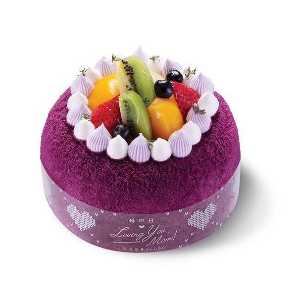 雜果紫色絲絨忌廉蛋糕 $219