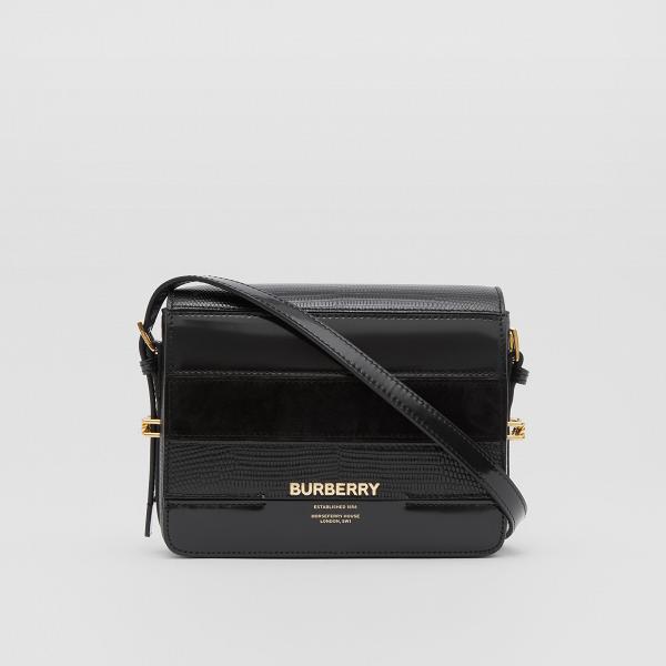 Small Panelled Deerskin and Suede Grace Bag $5600 (原價$11200)