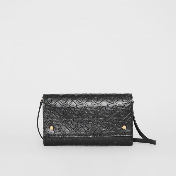 Monogram Leather Wallet with Detachable Strap $5100 (原價$8500)