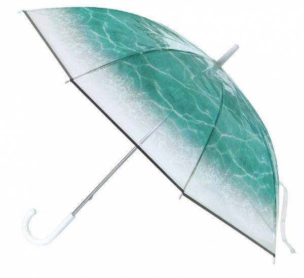 【網購優惠】5款日本透明雨傘限時優惠！晴雨兼用 透出藍天白雲/可愛貓貓/綠葉/海浪圖案