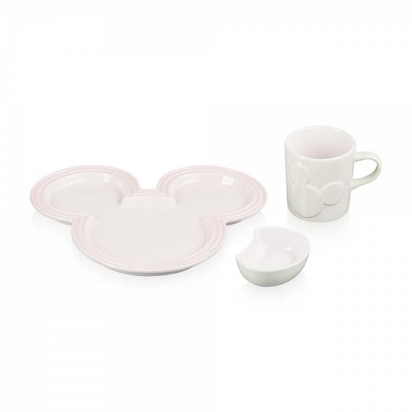 Mickey Mouse陶瓷餐具套裝 Shell Pink HK$828.00