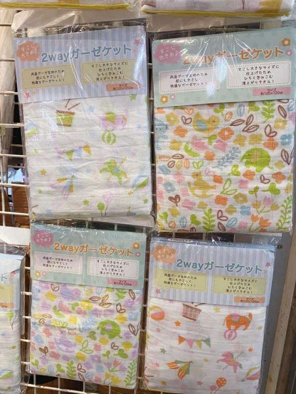 日本直送嬰幼兒純棉被仔/包被　優惠價$ 89