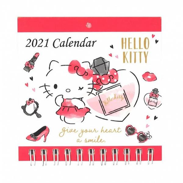 網購Sanrio卡通座檯月曆/迷你掛曆！2021年新款登場 Hello Kitty/布甸狗/玉桂狗/AP鴨/蛋黃哥