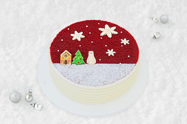  Lady M 聖誕限定紅絲絨蛋糕回歸！冬日小屋/迷你聖誕樹/可愛北極熊造型圖案