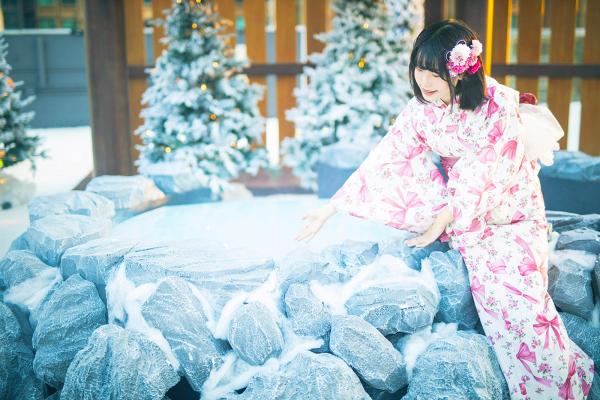 【聖誕好去處2020】日本白色飄雪聖誕佈置登陸荔枝角D2 Place！日式地道澡堂/冬日溫泉/雪國階梯