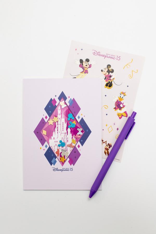香港迪士尼樂園 「貼出奇妙夢想」明信片乙套 印章數量：2