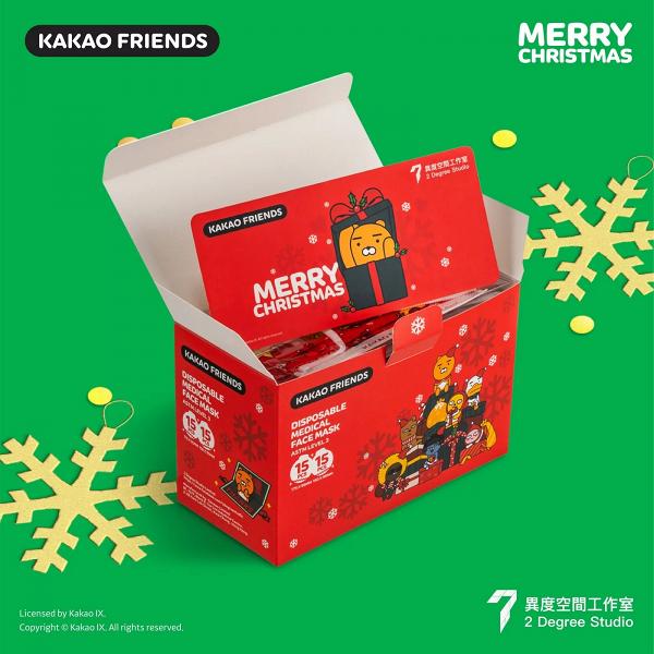 【香港口罩】Kakao Friends聖誕版口罩12月11日開賣 Ryan/Apeach/Neo口罩套(附購買連結)