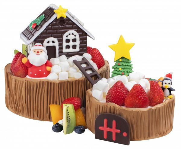 冬日聖誕屋—黑森林蛋糕（約2磅）：零售價：$448／個；預訂專享85折：$380.8／個