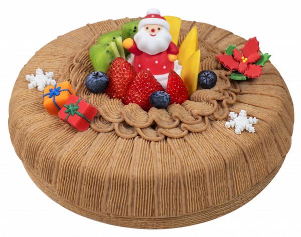 聖誕栗子雜果世界 —雜果夾層蛋糕（約2.3磅）：零售價：$358／個；預訂專享85折：$304.3／個
