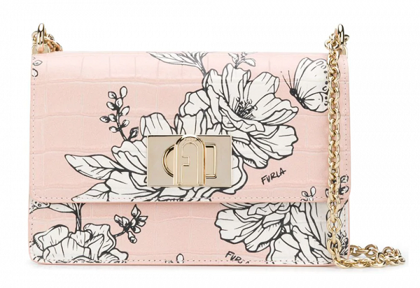 Furla Pillow floral shoulder bag  原價HK$2674，快閃優惠30%OFF，折後現售HK$1872