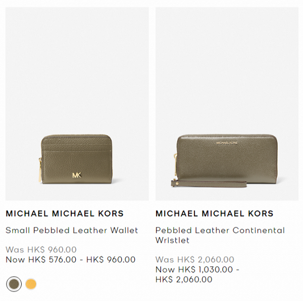 【名牌手袋減價】Michael Kors限時減價低至5折 人氣手袋及銀包最平$500有找