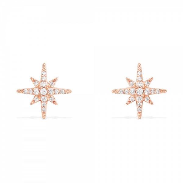 APM Monaco Météorites Stud Earrings - Pink Silver HK$570