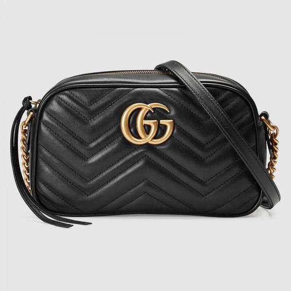 Gucci GG Marmont小型絎縫肩揹袋 $10700