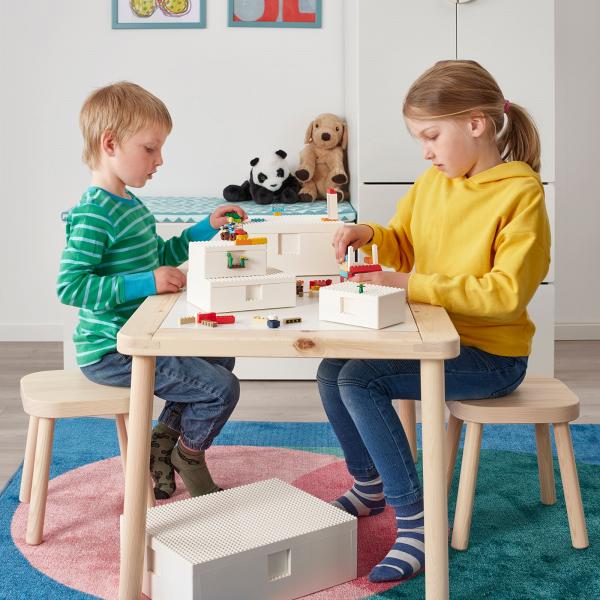 IKEA X LEGO貯物盒新登場 一盒2用！收納+砌積木