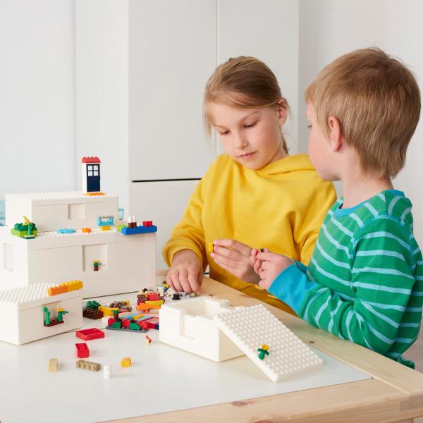 IKEA X LEGO貯物盒新登場 一盒2用！收納+砌積木