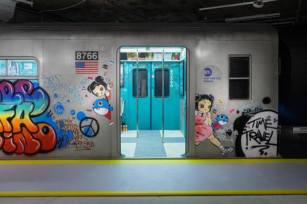 【中環好去處】神秘紐約地下鐵「逆時車站」展覽登陸中環！7大巨型壁畫/懷舊車廂+塗鴉售票機
