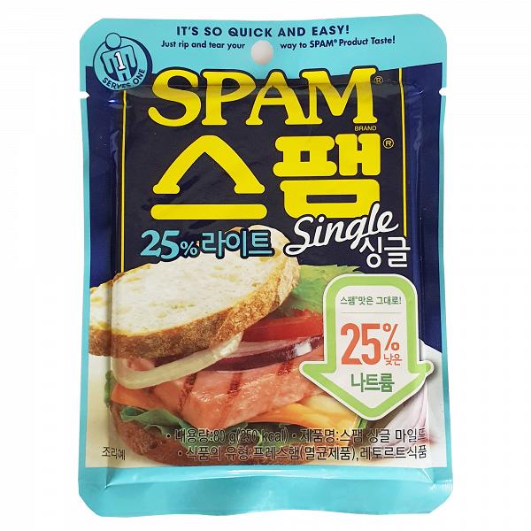 SPAM 低鹽即食午餐肉 80 克／ SPAM 經典即食午餐肉 80 克（$18） 