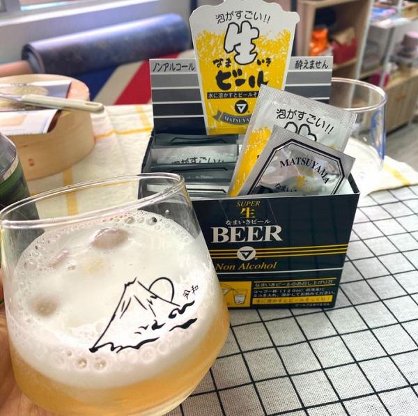 【日本手信】日本新推出無酒精啤酒粉！用水沖出無酒精啤酒+綿密啤酒氣泡 相似度99%