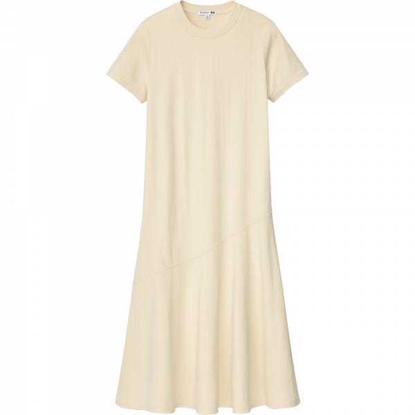 JWA棉質設計下襬連身裙 [短袖] $149