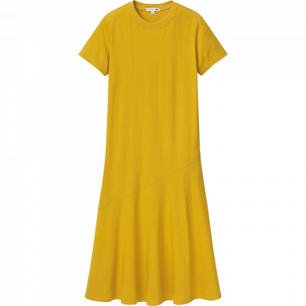 JWA棉質設計下襬連身裙 [短袖] $149
