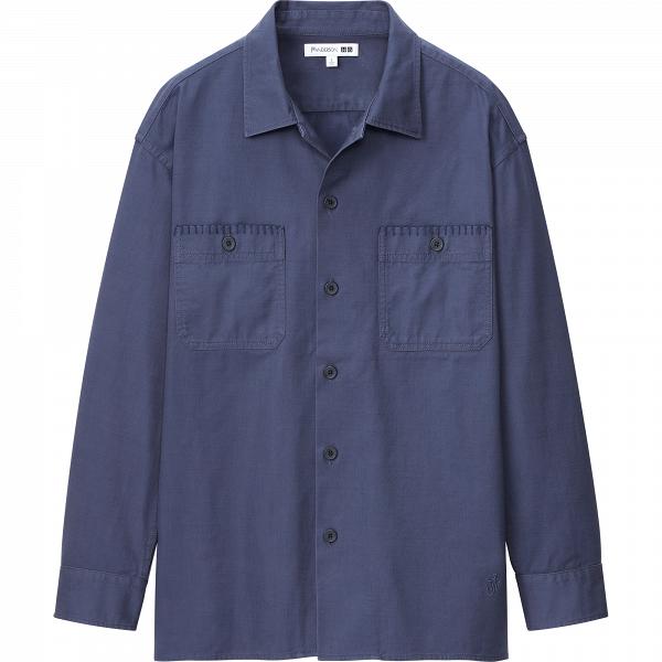 JWA棉質斜紋工裝恤衫 [長袖] $299
