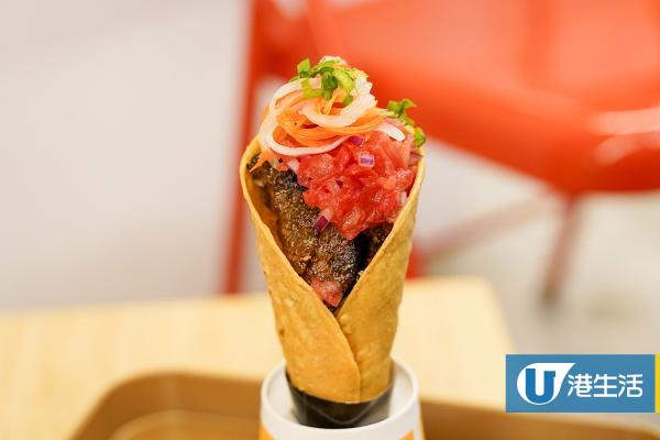 【中環美食】中環新開港式墨西哥卷餅 自創甜筒Taco！沙嗲牛肉/十五味豬腩/XO醬臘腸大蝦