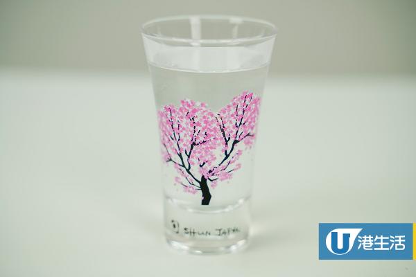 【網購日本手信】香港買到日本櫻花冷感變色杯 超治癒！倒水漸變出滿滿粉紅櫻花！玻璃杯/清酒杯