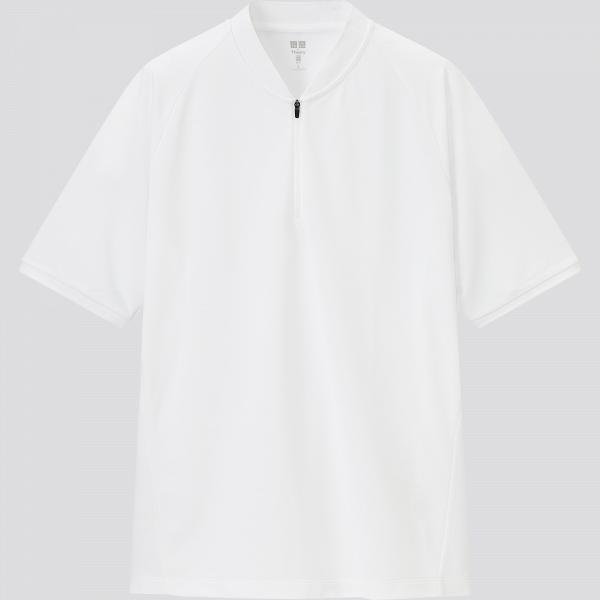 男裝 UNIQLO X Theory DRY-EX Slim Fit 半拉鏈 Polo 衫 [短袖]  $99 (原價 $149)