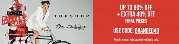 【網購優惠】Topshop/Miss Selfridge限時低至25折！牛仔褲$117有交易