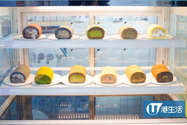 【觀塘美食】人氣爆餡卷蛋Happy Roller觀塘開店 達12款口味！期間限定日本玄米茶奶蓋卷蛋