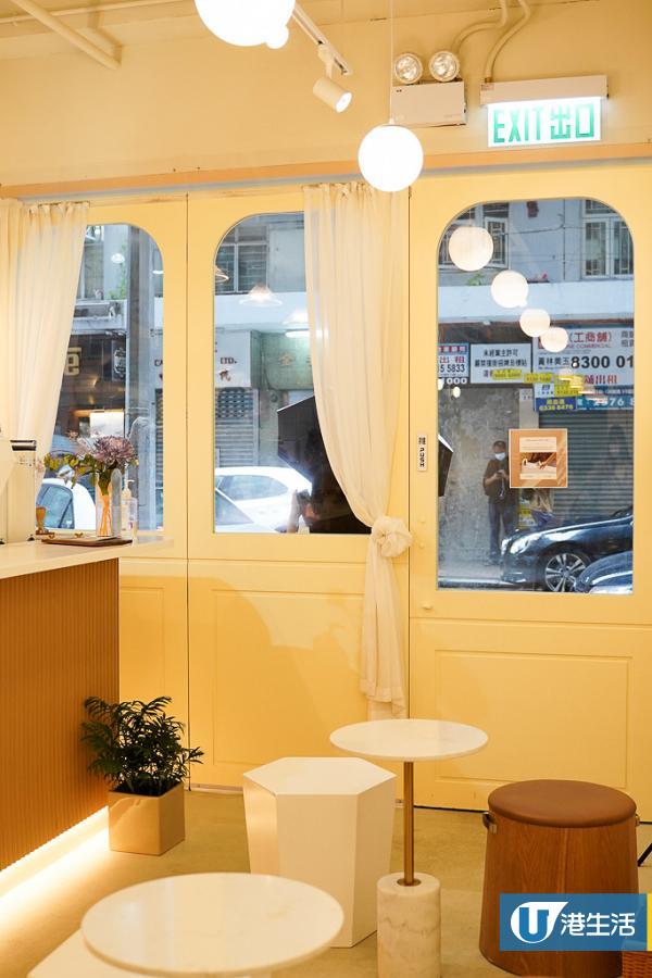 【灣仔美食】新開法式歐陸風Latter Cafe！溫柔奶黃色調/戶外藤椅打卡位/自家製輕食甜品