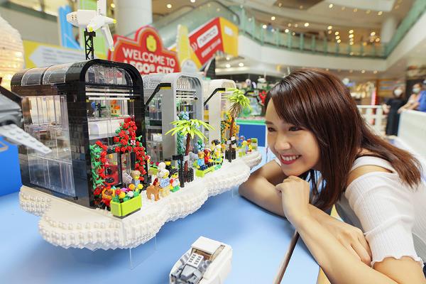 港鐵旗下商場6大跨區LEGO®展覽！60萬LEGO®顆粒神還原九龍灣生活