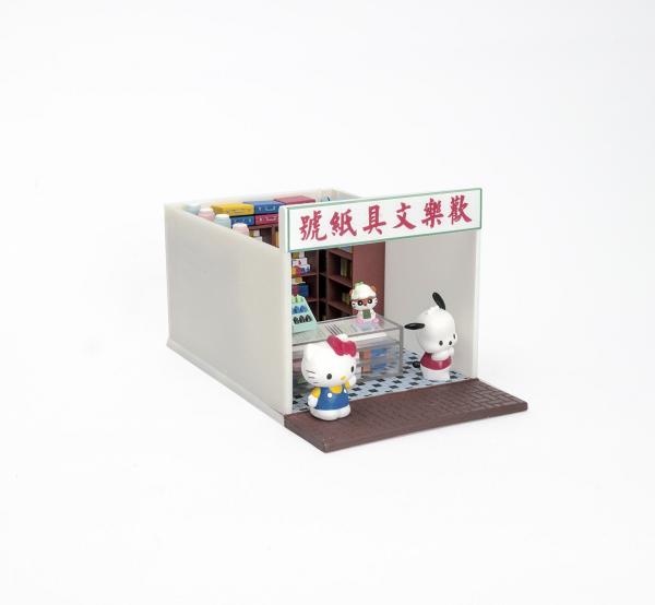 【便利店新品】7-Eleven便利店新推Sanrio懷舊香港模型 1:35涼茶店/辦館+卡通盲盒
