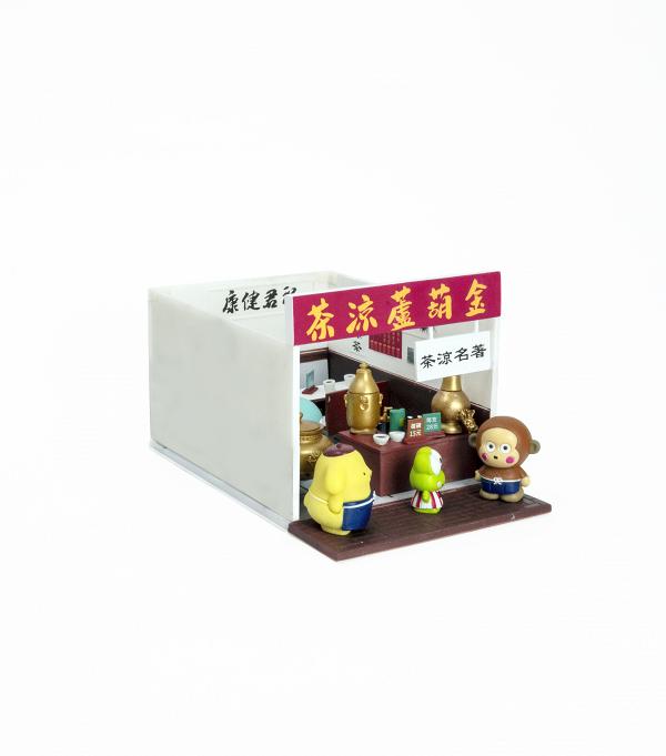【便利店新品】7-Eleven便利店新推Sanrio懷舊香港模型 1:35涼茶店/辦館+卡通盲盒